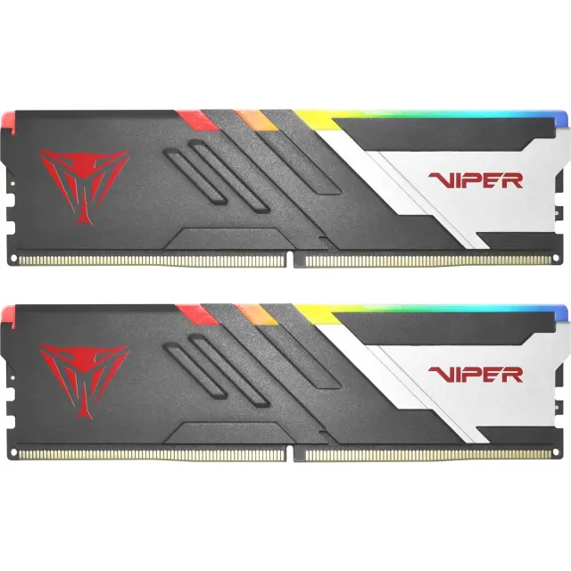 Patriot DIMM 64 GB DDR5-6000 (2x 32 GB) Dual-Kit (black, PVVR564G600C30K, Viper Venom RGB, INTEL XMP, AMD EXPO)