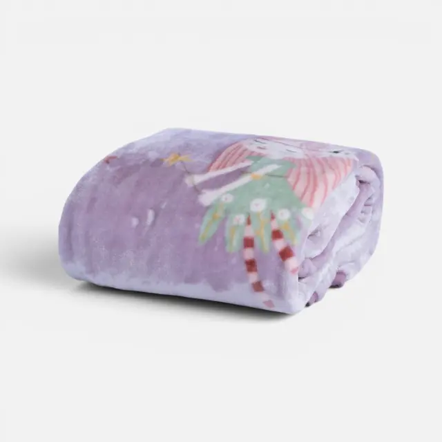Παιδική Κουβέρτα Μονή 160Χ220 Nef-Nef Homeware Fairy Tale Mauve