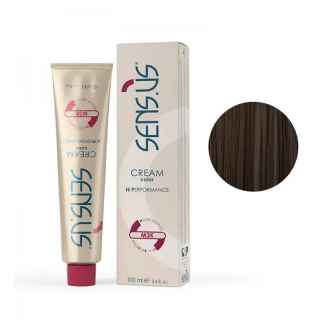 Sensus M3K Permanent Hair Color 5.03 Warm Light Brown 100ml - (μόνιμη βαφή ζεστό ανοιχτό καστανό)