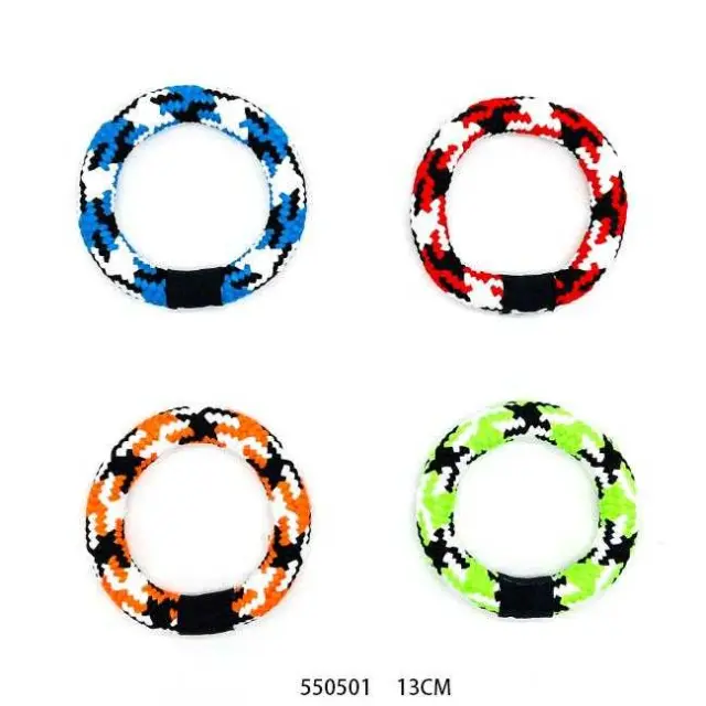 Παιχνίδι σκύλου κρίκος από σχοινί - 13cm - 12pcs - 550501 2