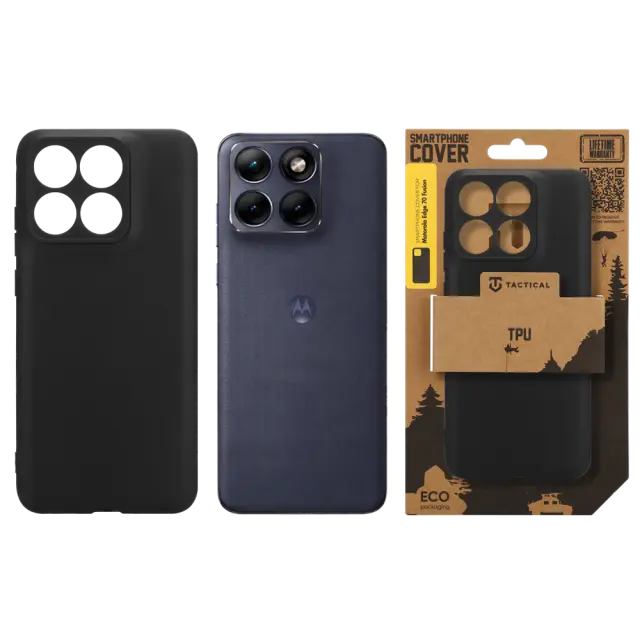 Tactical TPU Cover for Motorola Edge 70 Fusion Black 3