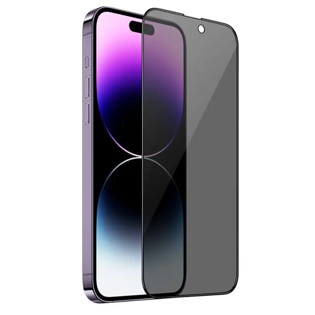 Tempered Glass Hoco G11 30 Μοίρες Privacy Angle Anti-Scratcht, Anti-Fingerprint 0.33mm για Apple iPhone 14 Pro Σετ 25 τμχ