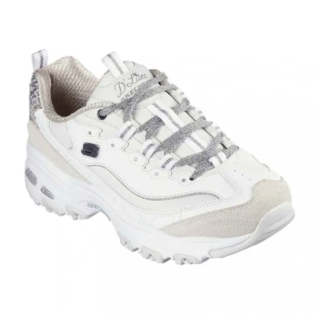 Γυναικεία Ανατομικά Sneakers Skechers D' Lites 150235-WSL Λευκά Άσπρο - 38 2