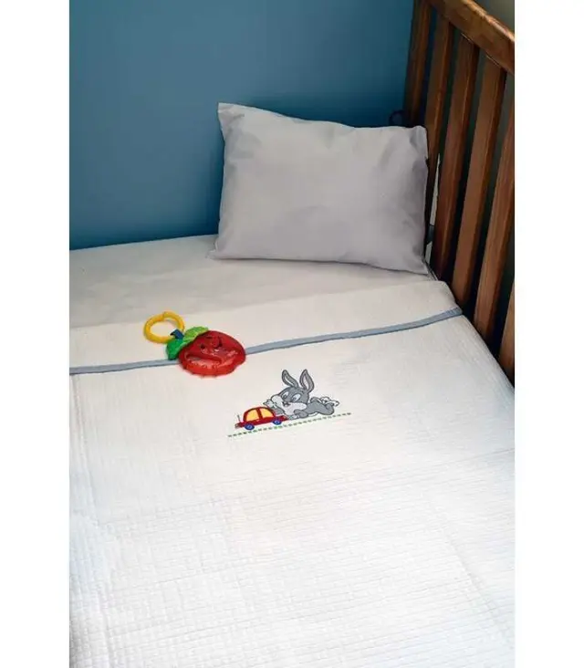 Κουβέρτα Αγκαλιάς πικέ (80x100) Des.31 Baby Looney Tunes 2