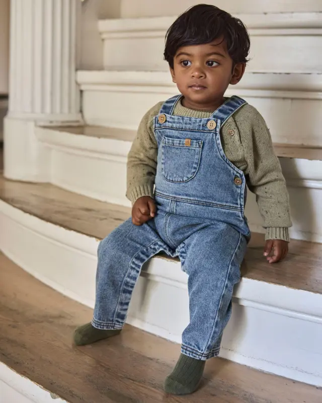 Σαλοπέτα τζιν Lil'Atelier organic cotton 3