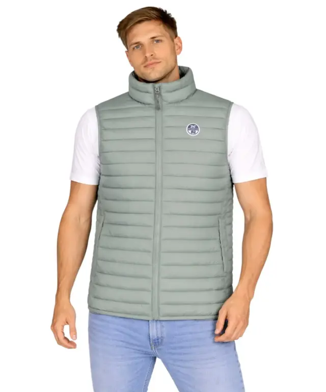 North Sails - Ανδρικό Αμάνικο Μπουφάν 901200-000-0419 Πράσινο 2