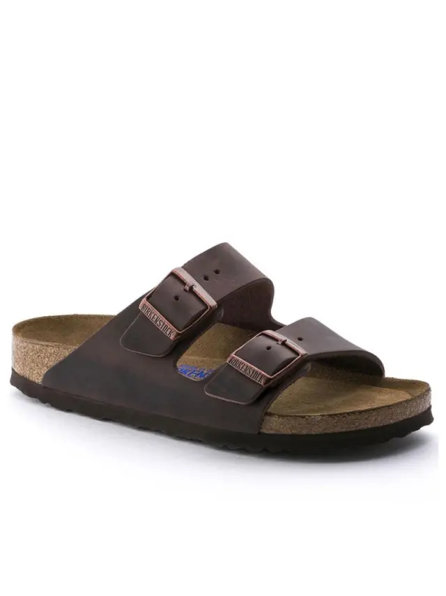 Birkenstock Πέδιλα Unisex δέρμα Oiled Καφέ BIR/ARIZONA SOFT 452761 HABANA 2