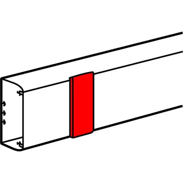 Cover joint - for fully assembled and adaptable DLP cover width 65 mm - white