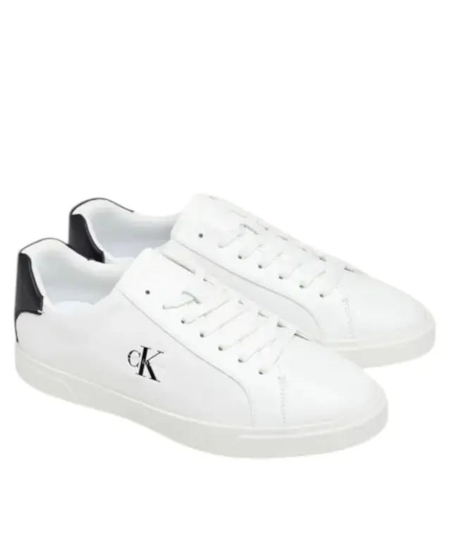 Calvin Klein - Ανδρικά Sneakers Low Prof Cupsole Lth HM0HM02123-01W Λευκό 2