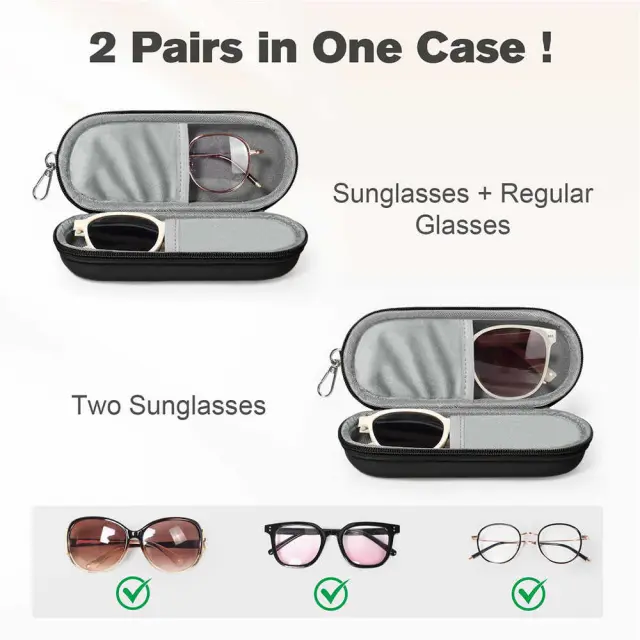 Techsuit - Glasses Case (ETJ3) - PU, 16.5 x 6.5 x 4cm - Καφέ 3