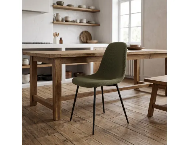 Kαρέκλα Atom Home Deco Factory με διαστάσεις 44x54x86cm - Khaki HD0475