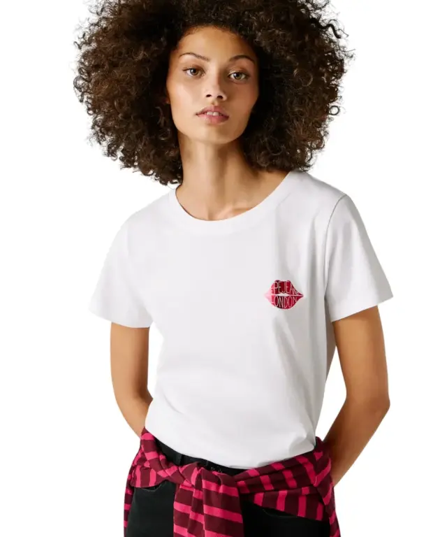 Pepe Jeans - Γυναικείο T-shirt Brule PL5000082-800 Λευκό - XS 2