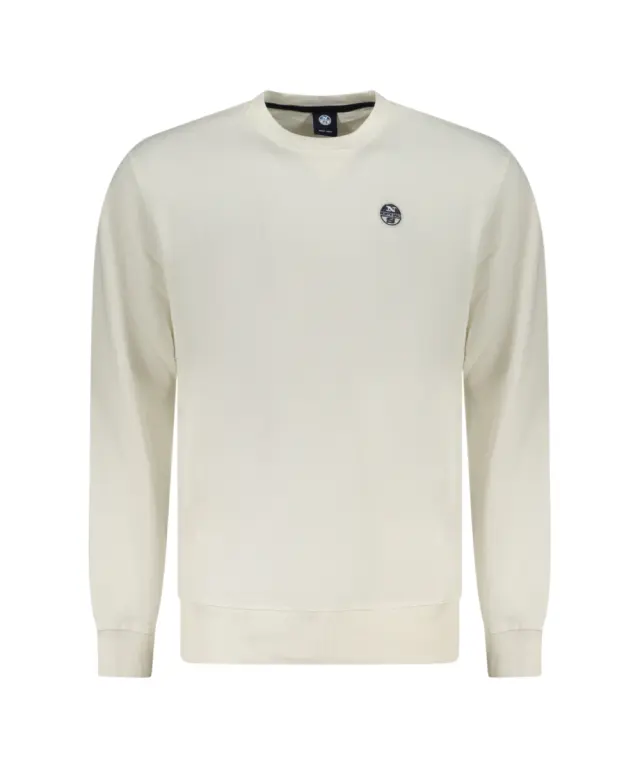 North Sails - Ανδρικό Φούτερ Hoodie Regular Fit 993022-000-0105 Εκρού
