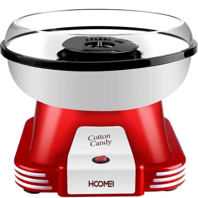 Hoomei HM-5323 Μηχανή για Μαλλί της Γριάς 28cm Κόκκινη