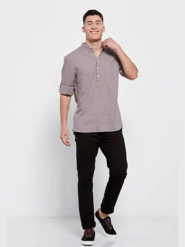 Funky Buddha Chino Pants Black FBM007-001-02 3