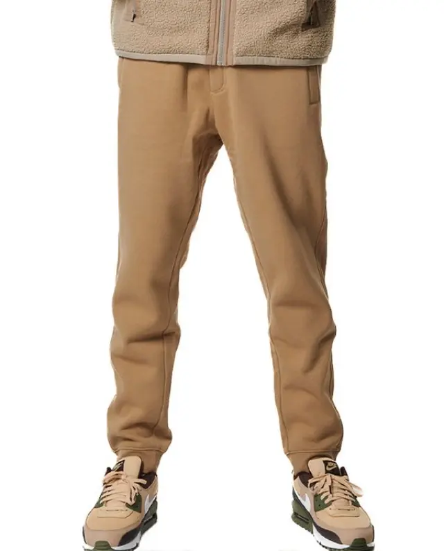 Body Action Ανδρικό Παντελόνι Φόρμας Fleece 023444-NATURALMOCHA - XL