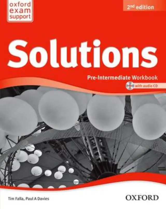 SOLUTIONS PRE-INTERMEDIATE WB 2ND ED