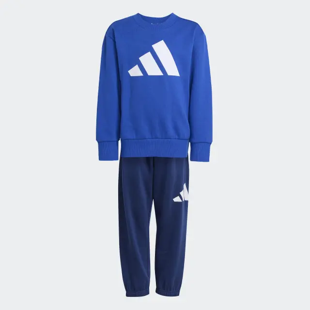 Adidas Kids Sweatpants Set Royal Blue/white Essentials JM0881 - 116 3