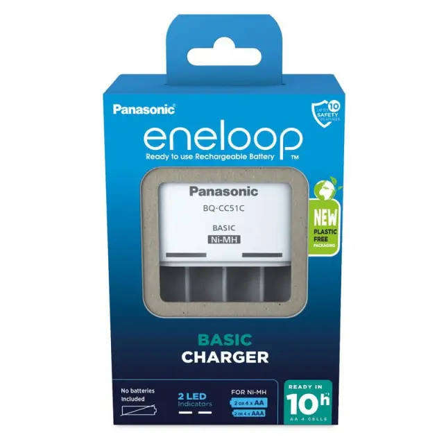Panasonic Eneloop BQ-CC51 EKO Rechargeable battery charger Ni-MH (PAN19640) PANASONIC BATTERY 2