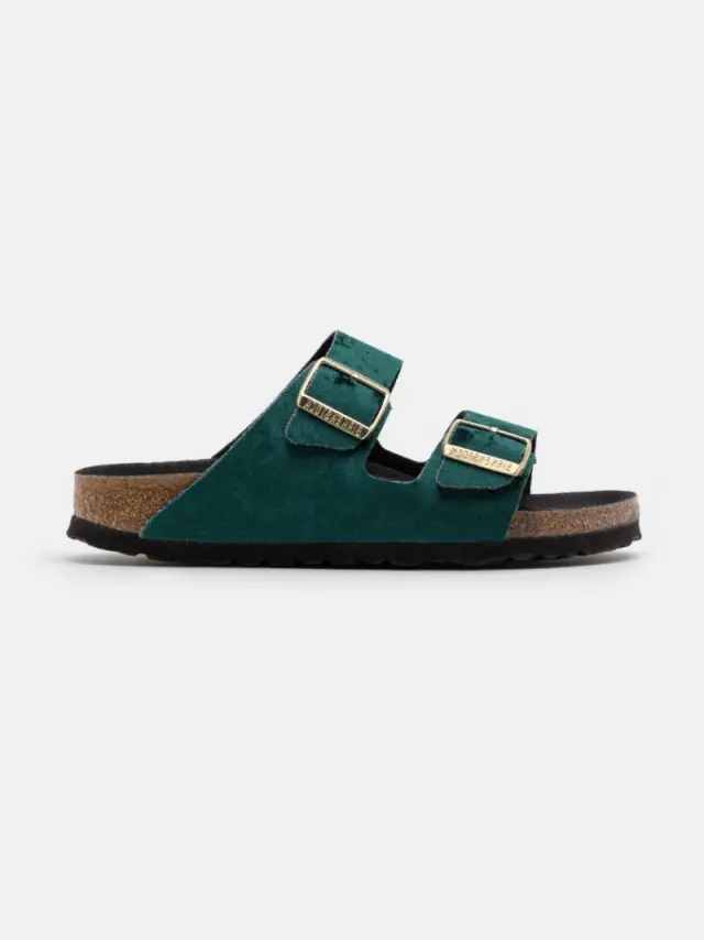 Birkenstock Πέδιλα Γυναικείο Textile/Ύφασμα Πράσινο BIR/ARIZONA TEX 1019850 GREEN - 36 3