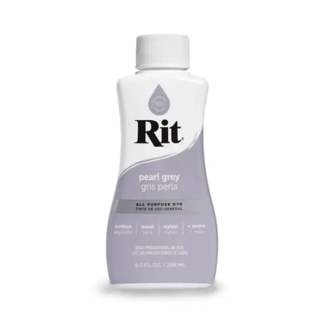 RIT DYE Liquid All-Purpose Βαφή Υφασμάτων – Pearl Grey 236ml