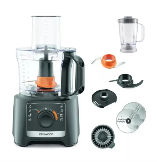 Kenwood FDP31.360GY Πολυμίξερ 800W με Κάδο 2.1lt και Κανάτα Μπλέντερ Γκρι