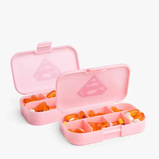 SmartShake Pill Box Organizer Supergirl, 1 pc 2