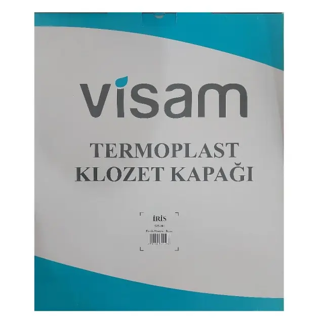 Καπάκι λεκάνης Visam Iris Thermoplast 525-001 πλαστικό 45.5x36.5cm λευκό