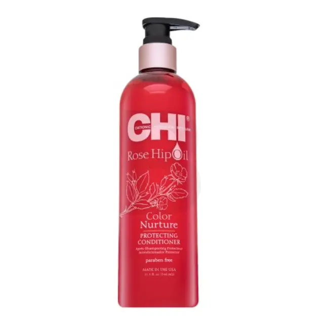 CHI Rose Hip Oil Color Nurture Protecting Conditioner protective conditioner for coloured hair 355 ml