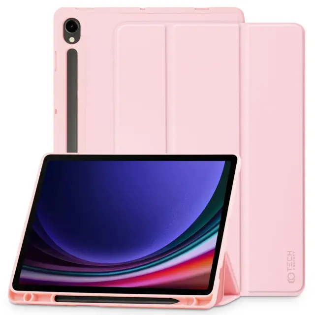 Tech-Protect SmartCase με Βάση για Pen Samsung Galaxy Tab S9 11.0 / S9 FE 10.9 / S10 FE 10.9 / S10 LITE 10.9 Pink