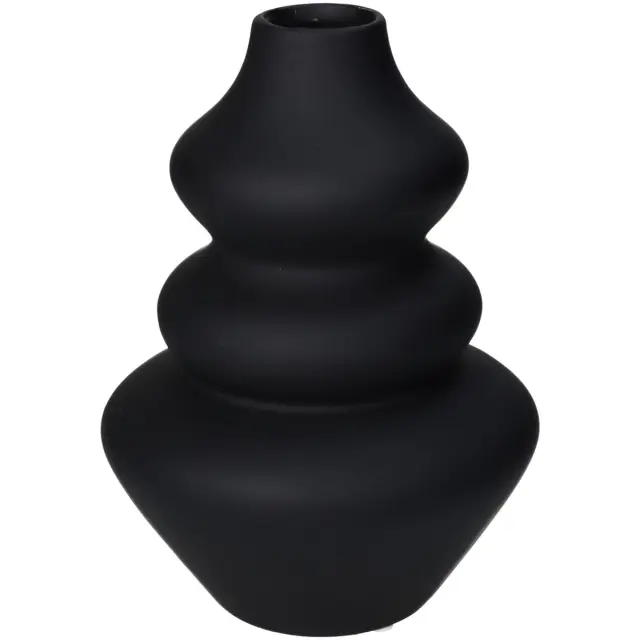 Βάζο Μαύρο Δολομίτης 15x15x20cm