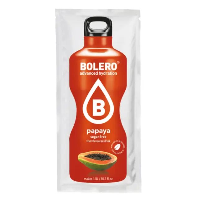 Bolero Papaya Flavoured Drink Mix Powder 9gr