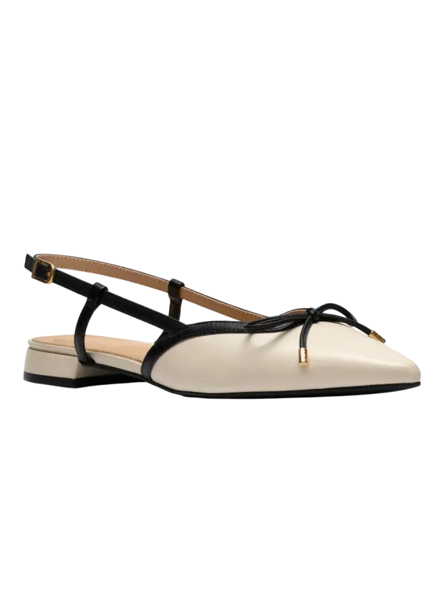 Sensa15 Bow Cream Leather 2