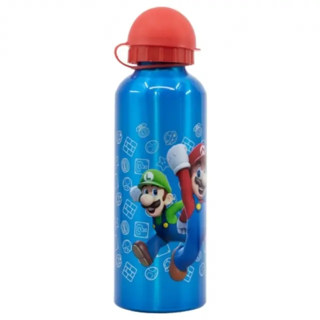 ΠΑΓΟΥΡΙ ΑΛΟΥΜΙΝΙΟΥ SUPER MARIO 530 ML HIGH ALUMINIUM BOTTLE -75260