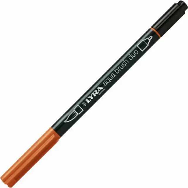 Μαρκαδόρος Πινέλο Lyra Aqua Brush Duo Vermilion/ 6520017 (Lyra)