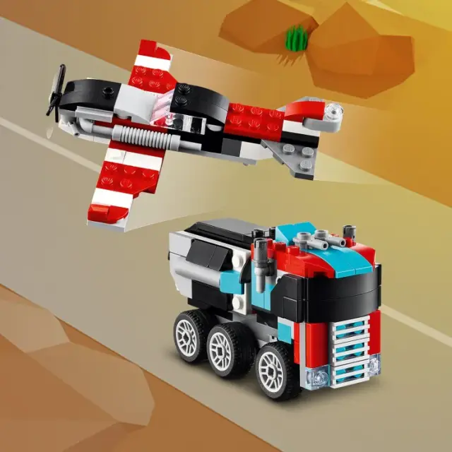 LEGO Creator Flatbed Truck With Helicopter για 7+ Ετών 270τμχ 3