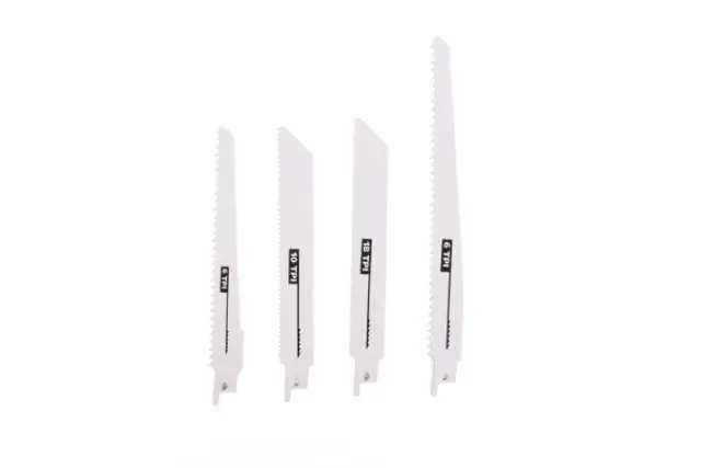 Reciprocating saw blades 4 pieces wood