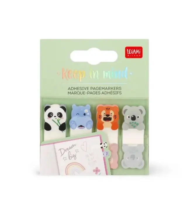 Legami Αυτοκόλλητοι Σελιδοδείκτες - Keep in Mind-Cute Animals