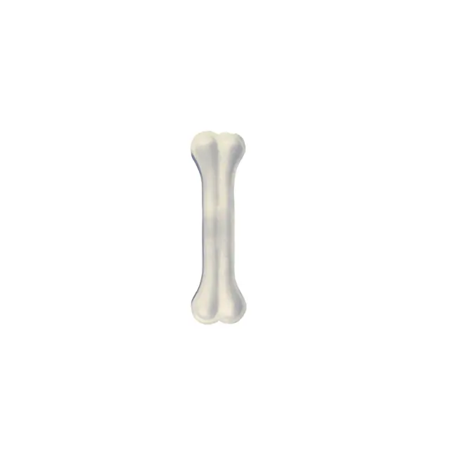 On the Go White Pressed Bones Μασώμενα Κόκκαλα από Φυσικό Λευκό Δέρμα Small 12-12.5cm 55-60gr