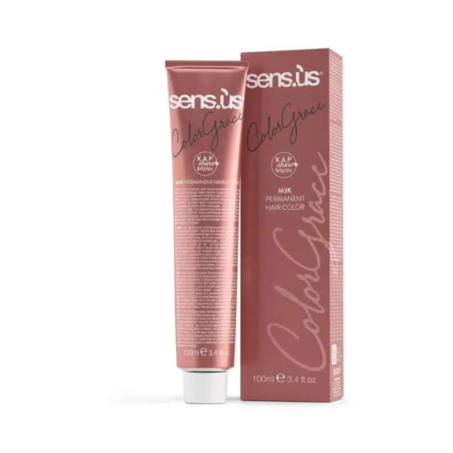 Sensus Color Grace M3K 3.7 Dark Violet Chestnut 100ml - (μόνιμη βαφή καστανό σκούρο βιολέ)