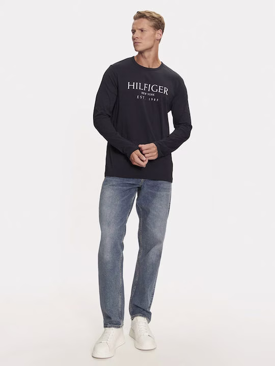 Tommy Hilfiger Ανδρικό Μπλέ Σκούρο T-Shirt Μπλε Σκούρο - 3XL 3