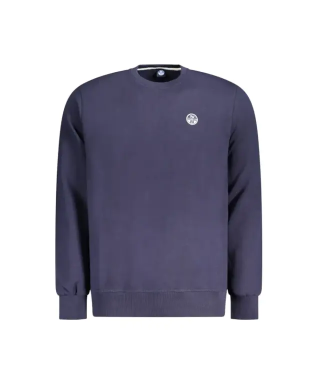 North Sails- Ανδρικό Φούτερ Hoodie Regular Fit 993011-000-0802 Μπλε Σκούρο