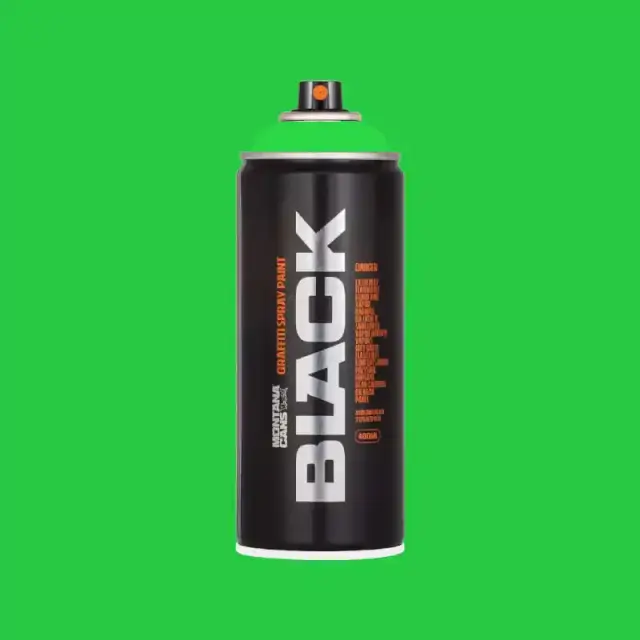 Montana Black Spray Paint 400ml BLK-6075 Hippie