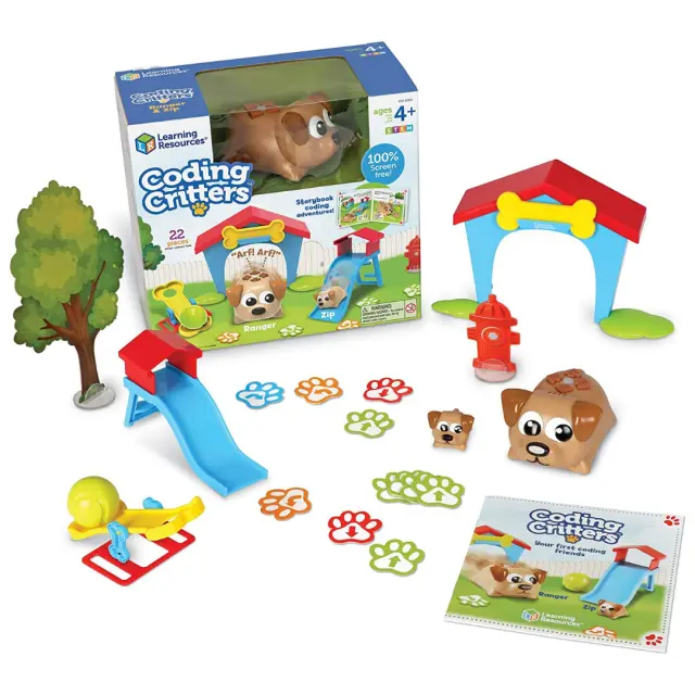 Learning Resources Εκπαιδευτικό Παιχνίδι Coding Critters™ Ranger & Zip για 4+ ετών LER 3080 2