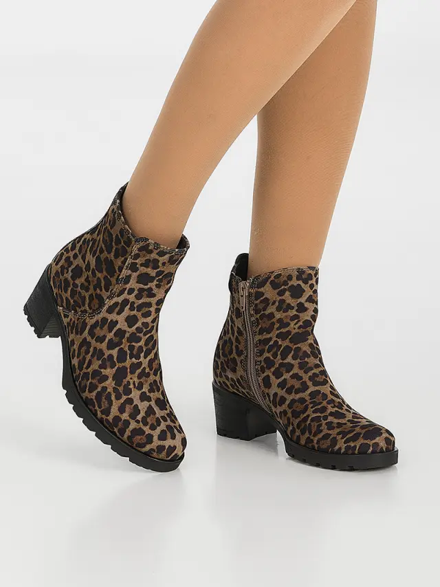 Gabor Μποτάκια Γυναικείο δέρμα suede Prints GAB/52800 60-FUMO 2