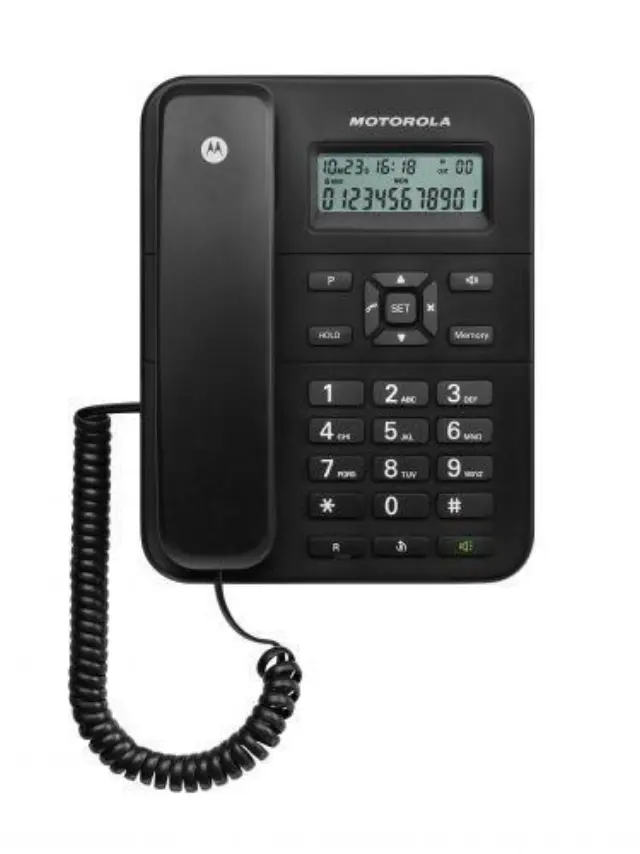 ΤΗΛΕΦΩΝΟ ΚΑΛΩΔΙΑΚΟ CT202 ΜΑΥΡΟ MOTOROLA