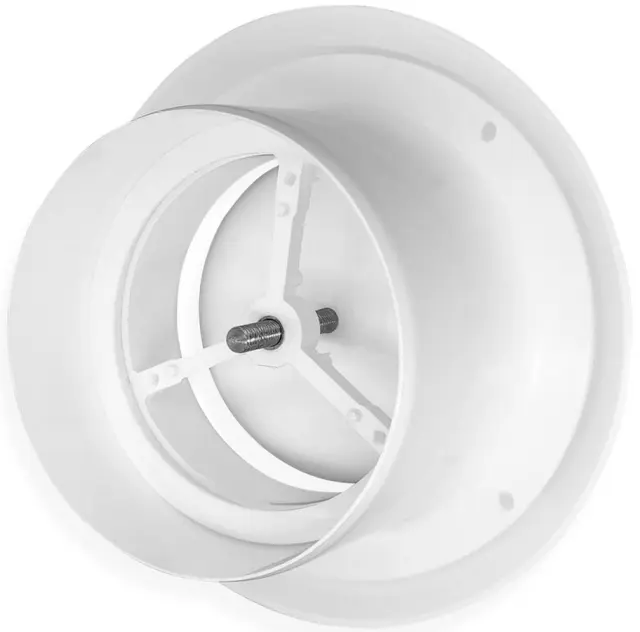 Europlast VD125 Αεροβαλβίδα Προσαγωγής ή Απαγωγής Αέρα Πλαστική Λευκή 2