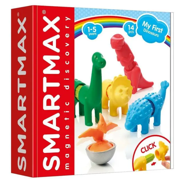 SmartMax κατασκευές με μαγνήτη 'Δεινοσαυράκια' 14τεμ.