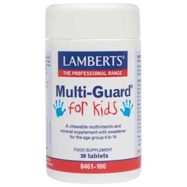 LAMBERTS Multi Guard for Kids Μια από τις Καλύτερες Πολυβιταμινούχες Φόρμουλες για Παιδιά, 30tabs
