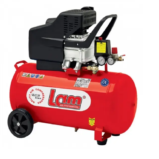 Lam Κομπρεσέρ Μονοφασικό Αέρος με Ισχύ 2hp και 50lt Αεροφυλάκιο / LR50/2